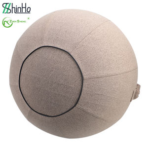 Funda de Pelota de Yoga de Imitación de Cachemira Suave y Agradable para la Piel de Zhensheng, Puede Aislar la Piel de la Pelota de Yoga de Plástico - Product Image 4