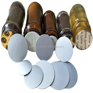 Bottle induction sealing lids cap liners