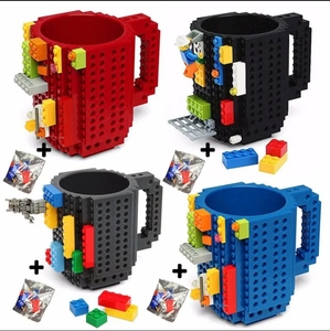 350ML Build-On Brick Mug <b>Building</b> <b>Blocks</b> Coffee Cup DIY Funny <b>Blocks</b> Mug Cup Portable Drink Ware Mug <b>Building</b> <b>Blocks</b> Design - Product Image 1