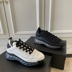 Zapatos Casuales Jishi X-70 con Suela Gruesa y Amortiguación de Aire para Mujer, Primavera 2025, con Cordones, Bloques de Color, Aumento de Altura Interior - Product Image 1