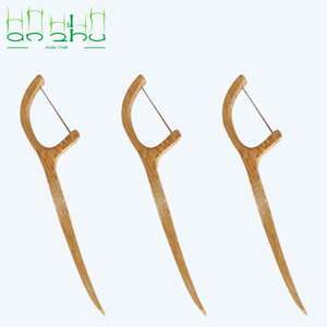 Mini filo interdentale di bambù picks stick interdentale con incartato singolarmente - Product Image 6