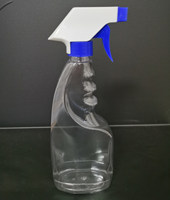 Conteneur liquide rechargeable personnalisé 300 ml 500 ml Bouteilles pulvérisateur à gâchette en plastique PET