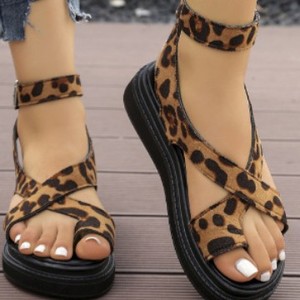 Sandalias de Verano para Mujer con Punta Abierta, Transpirables, con Correa en el Tobillo, Casuales, Elegantes, para Caminar por la Playa - Product Image 2