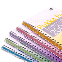 Carnet de notes A5 à spirale, pages lignées épaisses et colorées, carnet de notes pour prendre des notes, carnet de notes personnalisé, logo personnalisé, OEM/ODM, vente en gros