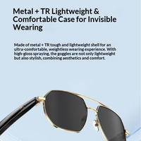 Nouvelles Lunettes Intelligentes W100C Modèle 2025 pour la Traduction IA, Style Sportif Haut de Gamme, Contrôle Tactile, Appels et Musique
