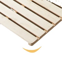 Lit en bois de pin massif, style tatami, pour séjour, 1,51,8 m, japonais, bas, pliable, modèle amovible, PGC, origine Chine, rectangulaire, chambre à coucher