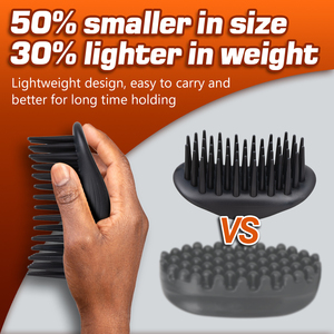 Brosse à cheveux bouclée double face de forme ovale à haute densité Vente en gros - Product Image 2