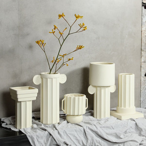 Vaso in <span class=keywords><strong>Ceramica</strong></span> Grande all'Ingrosso, Articolo Decorativo Creativo, Vaso Semplice per Fiori Secchi, Stoviglie in <span class=keywords><strong>Ceramica</strong></span> - Product Image 2