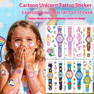 <span class=keywords><strong>นาฬิกา</strong></span>ข้อมือเรืองแสงรอยสักชั่วคราวกันน้ำเรืองแสงในที่มืดม้ากวางลายสัตว์สติ๊กเกอร์รอย<span class=keywords><strong>สัก</strong></span>สำหรับงานเลี้ยงวันเกิด - Product Image 3