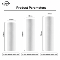 Kartrid Filter Melt Blown Polipropilena Inti Kapas PP untuk Filtrasi Cairan Kimia Minyak Air Industri Produsen OEM