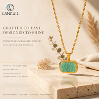 Collier Talisman Bohème en Acier Inoxydable avec Pendentif Photo, Bijou Bohème Tendance pour Femme