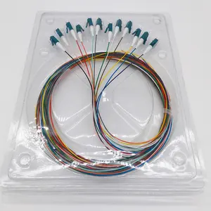 Single Mode LC Fiber Optic Cable 12 Core Bundle Patch Cord Pigtail