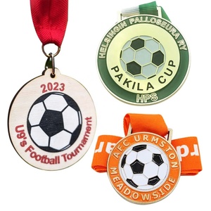 Medal Manufacturer Wholesale Custom Metal Zinc Alloy 3D Race Award Sports Medals Custom Soccer Football Futsal Medal - Product Image 1