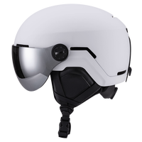 Casque de ski de neige double sport unisexe CE EN1077 résistant aux chocs, léger, confortable et sécurisé avec support pour lunettes