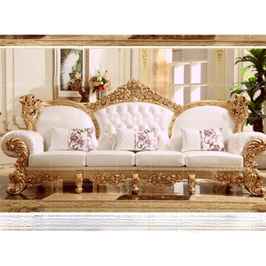Modern Solid Wood Furniture With <strong>Cushions</strong> <strong>Sofa</strong> <strong>Set</strong> Furniture Living Room European Luxury Leather <strong>Sofa</strong> <strong>Set</strong> - Product Image 2