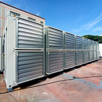 Ventilateurs axiaux à haute pression statique ACT pour les enceintes de minage de Bitcoin, composants de refroidissement industriels entraînés par courroie, haute puissance >2KW