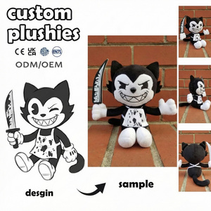Juguetes de Peluche Personalizados, Diseño de Muñeca, León de Crin Azul de Dibujos Animados, Mascotas de Parque Temático, Máquina Expendedora de Juguetes, Peluches Personalizados, Bajo MOQ - Product Image 6