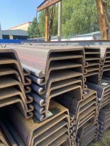 ストレートウェブ曲げ加工サービス付きタイプ<span class=keywords><strong>2</strong></span>鋼板パイルU字型ウォーターストップトレンチ - Product Image 2