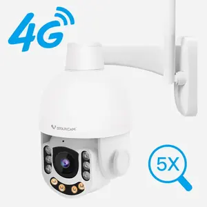 VSTARCAM Offres Spéciales 4G 5X Zoom caméra extérieure AI détection suivi humain caméra dôme PTZ caméra 4G