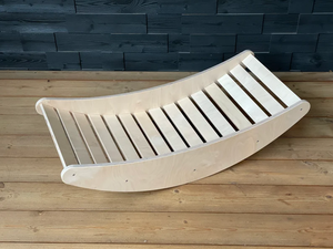 Balancín de madera Arco de madera para niños Gimnasio en casa para niños - Product Image 5