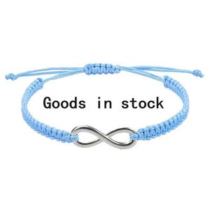 Wholesale <b>Infinity</b> Symbol Woven Friendship <b>Bracelet</b> Adjustable Braided Rope Number <b>Bracelets</b> for Couple Friends - Product Image 3