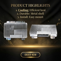 Amplificateur de voiture 12 canaux avec corps de refroidissement en aluminium, service OEM