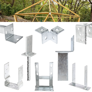 Fabriek Op Maat Gemaakte Heavy Duty Thermisch Verzinkte Post Anker Steun Beugel Voor Hek Houten Post Basis - Product Image 5