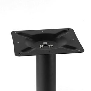 Industrial <b>Cast</b> Iron Dining Pedestal Table Base Modern Kitchen Hotel Outdoor Furniture Leg Black <b>Powder</b> Coated - Product Image 5