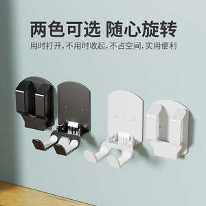 Wall Mounted Headphone <b>Hook</b> No Drill <b>Adhesive</b> Black White Desktop Stand For Student Dormitory Storage - Product Image 2