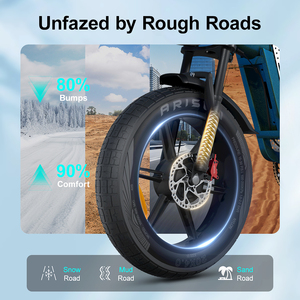 Vélo électrique haute vitesse pour adultes, E-Fatbike, moteur brushless, double moteur à moyeu, vélo électrique de route pour adultes - Product Image 4