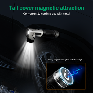 Nhà máy trực tiếp xách tay cường độ cao 90 ° có thể điều chỉnh ánh sáng ngọn đuốc COB làm việc cắm trại ánh sáng có thể sạc lại dẫn đèn pin - Product Image 6