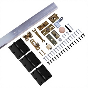 Kit de Herrajes para Puertas Corredizas RHETECH, Reforzado con Acero, para Marcos de Madera, Duradero, con Garantía de 5 Años, Diseño Industrial, Tornillos Ocultos - Product Image 2