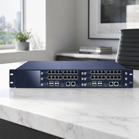 Passerelle VoIP SIP d'entreprise IAD1000-160FXS à 160 ports FXS avec fibre SFP et 4 ports Gigabit GE pour usage professionnel