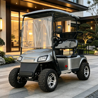 Kereta Wisata Listrik 2 Kursi OEM dengan Atap Panel Surya untuk Safari Lodge Afrika Kereta Wisata Listrik 2 Kursi