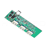 Module PCBA HYTEPRO H23 Hub USB Type C OTG intégré 4 ports avec alimentation PD sur carte de circuit imprimé