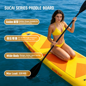 Planche à pagaie gonflable SUP 335x84x15cm, double couche, PVC épaissi, EVA écologique, durable, pour tous les âges, loisirs, <span class=keywords><strong>surf</strong></span> - Product Image 2