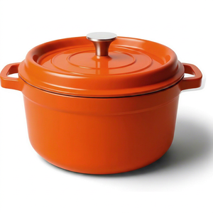Enamel Cast Iron Dutch Oven With Lid Enamel Cast Iron Handles General Use for Gas and Induction Cooker - Product Image 1