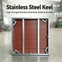 Système de plateforme de terrasse modulaire WPC réglable en hauteur, terrasse en composite co-extrudé pour cour et scène, avec quille en acier inoxydable et pieds réglables