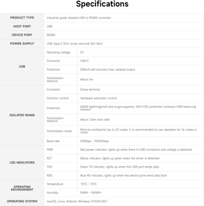 Aismartlink WAVESHARE USB на 8CH <span class=keywords><strong>RS485</strong></span> промышленный класс изолированный преобразователь, USB на <span class=keywords><strong>RS485</strong></span> адаптер настенное крепление и крепление на рельсе - Product Image 4
