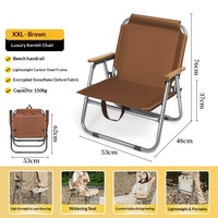 ZJFIT Outdoor Klappstuhl aus Kohlenstoffstahl mit Quadratrohr, Kermit-Stuhl für Camping, Strand, Freizeit, Großhandel