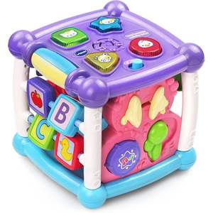 Cubo de Actividades VTech Busy Learners Morado para Niños de 6 Meses a 3 Años, 2 Pilas AAA Incluidas, Ligero, 1.43 Libras - Product Image 2