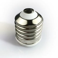 Convertisseur E40 vers E27, support de lampe LED, adaptateur d'ampoule, douille à vis E27 vers E40, support de lampe blanc