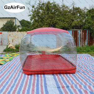 Nhà máy tùy chỉnh chất lượng cao bong bóng Lều nhà để xe <span class=keywords><strong>Inflatable</strong></span> xe bìa chống bụi không khí <span class=keywords><strong>Inflatable</strong></span> kín xe Bìa - Product Image 3