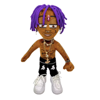 Muñeco de Peluche Personalizado de Rapper a Escala 1:1, Ícono Musical, Esqueleto Articulado, Juguete de Peluche, Coleccionable de Celebridad, Ropa, Algodón PP Súper Suave