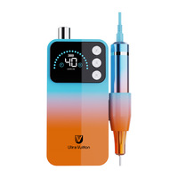 Machine à ongles électrique rechargeable portable pour le retrait du vernis à ongles, le nettoyage des cuticules, outil professionnel de manucure pour salon