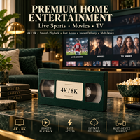 2026 Mega 4K Smart Television Hiburan Akses Siaran Langsung Saluran Spanyol Inggris Prancis Jerman Italia Koleksi Film Olahraga