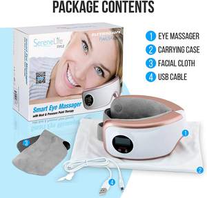 Masajeador Ocular Inalámbrico con Calor y Frío, Vibración Eléctrica para Relajación Ocular y Cuidado Diario, Masajeador Ocular Portátil - Product Image 5