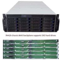 Casing Server Rak 20-Bay Hot Swap ATX dengan Drive Optik, Konstruksi Plastik Baja, Pendingin Kipas, Panel Samping - Ready Stock