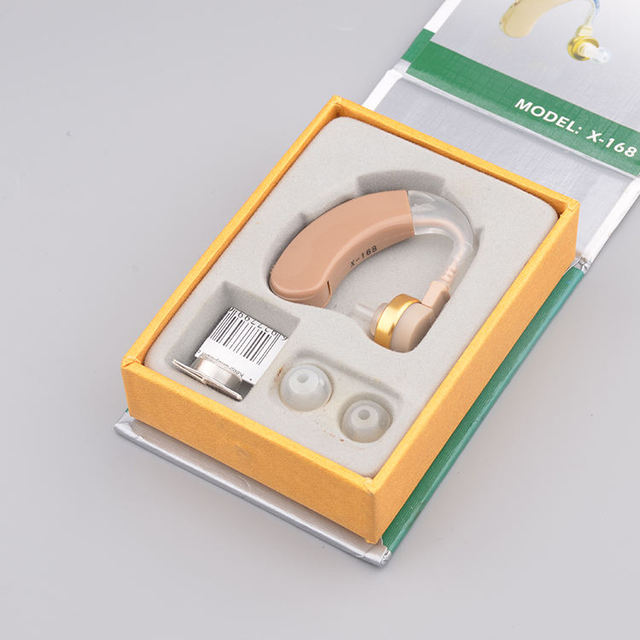 Ear Sound Amplifier Adjustable BTE Invisible Ear Deaf Elderly