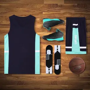 Basketball Uniformen reversibel hochwertige schwarze reversible Basketball Trikots Uniformen grau